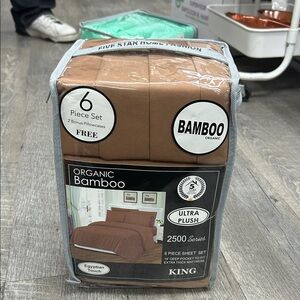 BAMBOO Organic Ultra Plush Brown Bedding Set